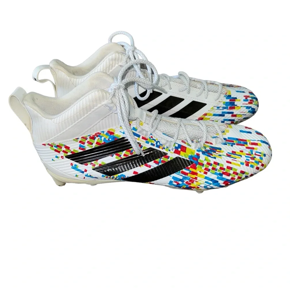 EUC ADIDAS Freak Football Soccer White/multi Color Size 15 CLU 600001 ART EE4667